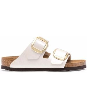 Birkenstock Arizona Big Buckle Gracef. Pearl, Birko Flor - White