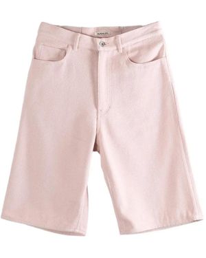 AURALEE Pantalones Vaqueros Cortos - Rosa