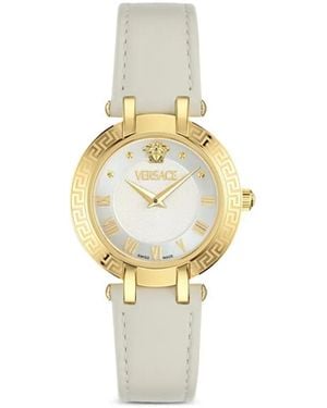 Versace グレカベゼル 34mm腕時計 - メタリック