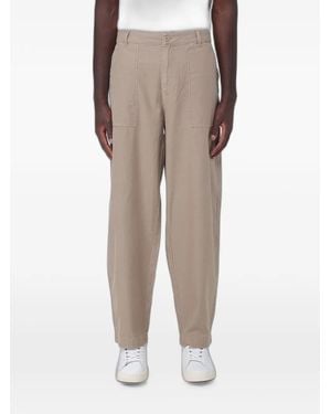 Blauer Wide-Leg Cotton Pants - Natural