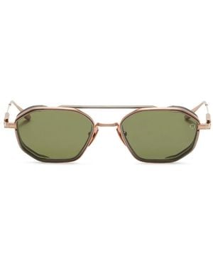 Akoni Lunettes De Soleil À Monture Géométrique - Green
