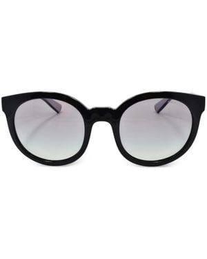 ARMANI EXCHANGE Round-Frame Sunglasses - Black