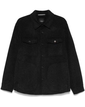 Theory Jack Met Pied-De-Poule Print - Zwart