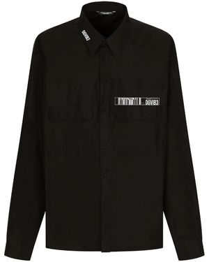 Dolce & Gabbana ロゴ シャツ - ブラック