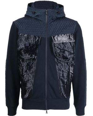 Paul & Shark Stand-Up Collar Hooded Jacket - Blue