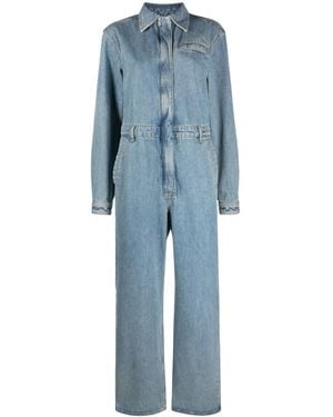 Loulou de Saison Panay Denim Jumpsuit - Blue