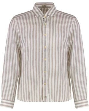 Sonrisa Striped Shirt - White