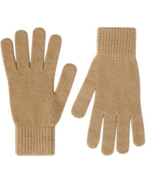 Pringle of Scotland Gants En Cachemire - Natural