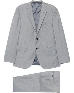 Corneliani Check-Pattern Single-Breasted Suit - Grey
