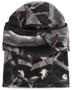 Carhartt Blevin Camouflage-Print Balaclava - Grey