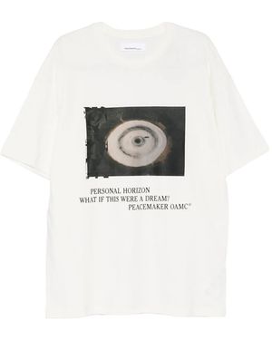 Oamc Peacemaker Graphic-Print T-Shirt - White