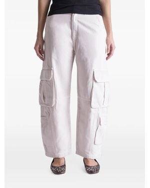 Agolde Pantalones Cargo Ambika Utility - Blanco
