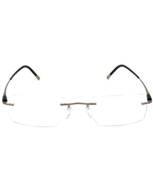 Silhouette Lunettes De Vue À Verres Rectangulaires - Métallisé