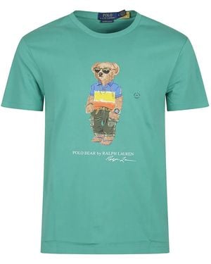 Polo Ralph Lauren Crew-Neck Cotton T-Shirt - Green