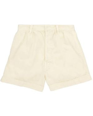 Fortela Bedford Cotton Bermuda Shorts - Natural