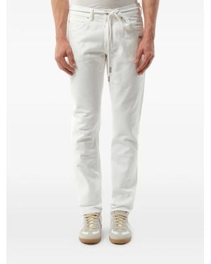 Off-White c/o Virgil Abloh Loose Fitted Jeans - White