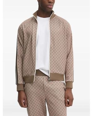 Joop! Monogram Stripe-detail Track Jacket - ナチュラル