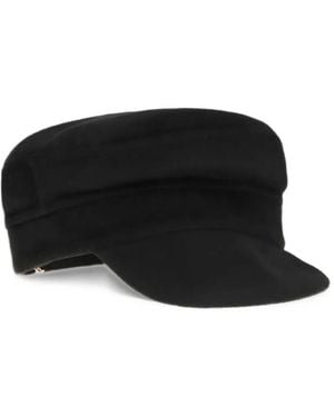P.A.R.O.S.H. Wool Baker Hat - Black