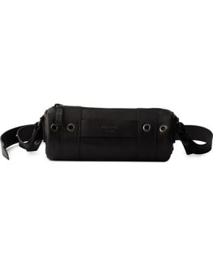 Prada Bolso de hombro de piel - Negro