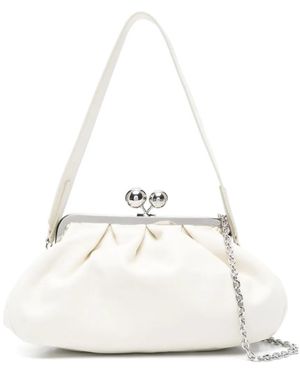Weekend by Maxmara Pasticcino クラッチバッグ M - ホワイト