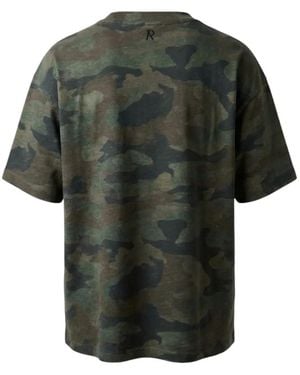 Represent Initial 2.0 Camouflage-Print T-Shirt - Green