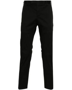 PT Torino Pressed-Crease Trousers - Black