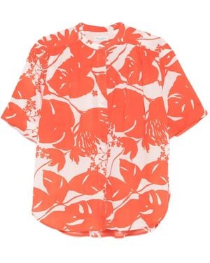 Marc O' Polo Jupe Longue À Fleurs - Red