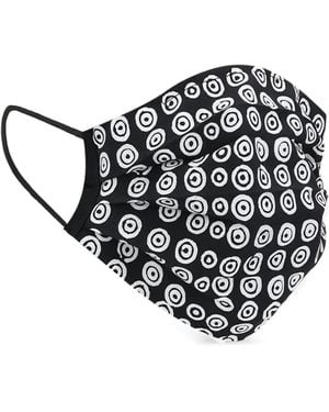 10 Corso Como Mundschutzmaske Mit Kreis-Print - Weiß