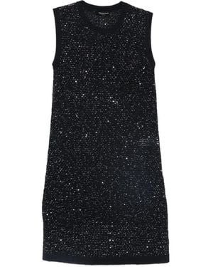 Fabiana Filippi Embellished Sleeveless Mini Dress in Black | Lyst Fabiana Filippi Embellished Sleeveless Mini Dress in Black | Lyst