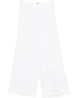 Bode Pantalon Belvoir - White