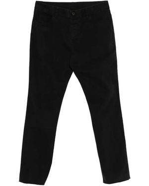 James Perse Brushed Twill Five-Pocket Trousers - Black