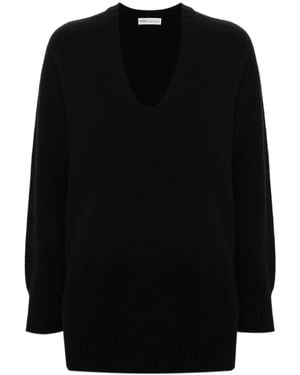 MODES GARMENTS Jersey con cuello en V - Negro