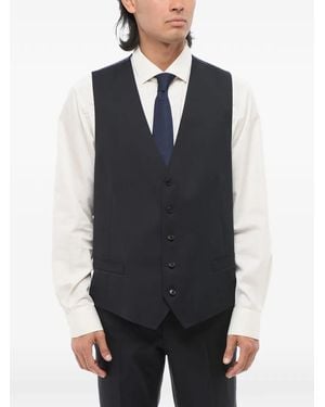 Corneliani Leader Buttoned Waistcoat - Blue