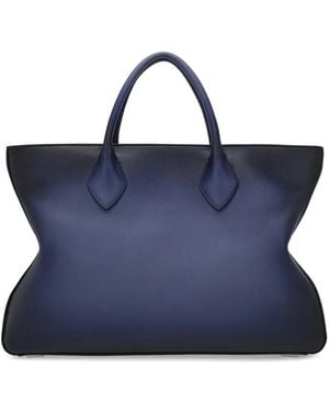 Ferragamo Bolso Shopper Con Monograma - Azul