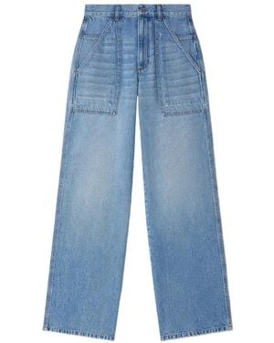 Sandro Side-Pocket Jeans - Blue