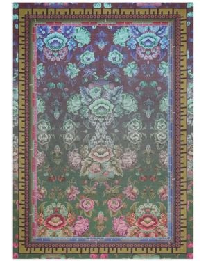Pierre Louis Mascia Hawnbci Floral-Print Shawl Scarf - Grey