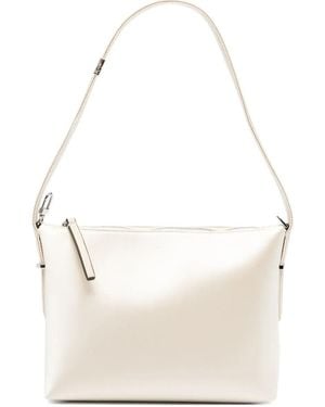 TOTEME Schultertasche aus Satin - Weiß