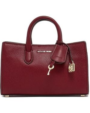 MICHAEL Michael Kors Scarlett Satchel Bag - Red