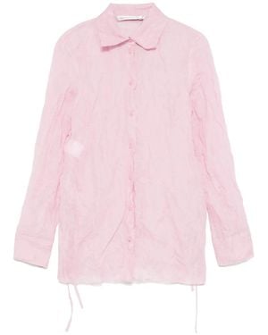 Christopher Esber Crushed Shirt - Pink