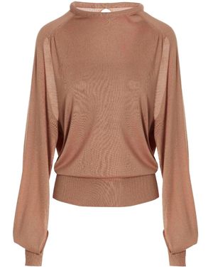 Ramael Pullover aus Seide - Braun