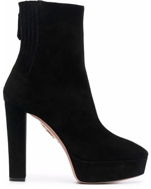 Aquazzura Plateau Saint Honore' Bootie - Black