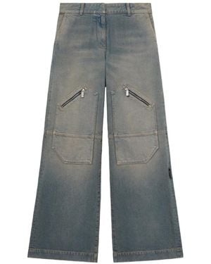 Off-White c/o Virgil Abloh Zip-Pocket Jeans - Grey