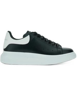 McQueen Oversized Leather Sneakers - Green