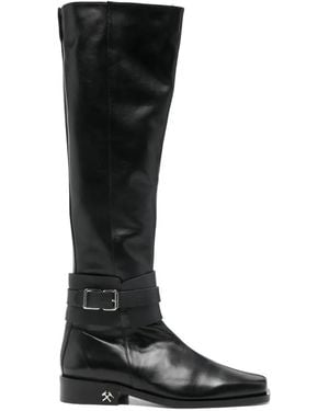 GmbH Adem Stiefel Mit Schnalle - Schwarz