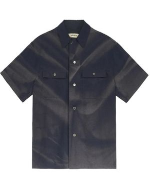 JiyongKim Short-Sleeve Shirt - Blue