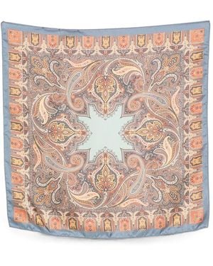 Etro Paisley-Print Handkerchief - Pink