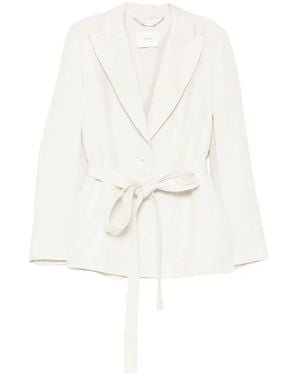 JOSEPH Vinca Belted Jacket - White
