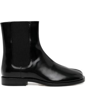 MM6 by Maison Margiela Tabi Chelsea Boots - Black