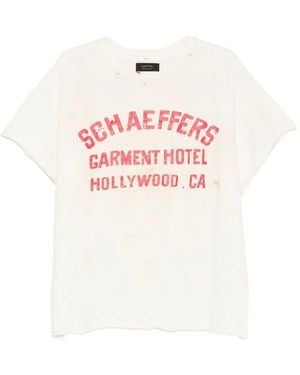 Schaeffer's Garment Hotel Cotton T-Shirt - Pink
