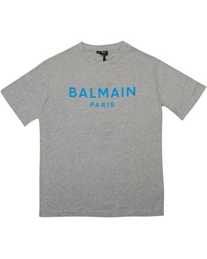 Balmain Printed T-Shirt - Grey